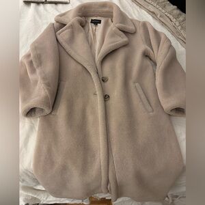 Something Navy for Nordstrom Faux Shearling Teddy Coat